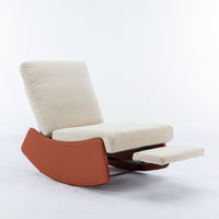 Thumbnail for Comfy Rocker Nursery Chair With Footrest