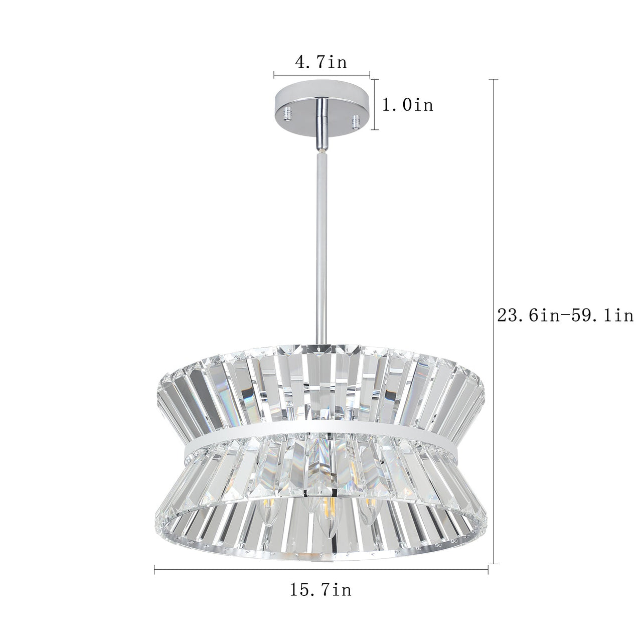 Modern Crystal Chandelier for Living-Room