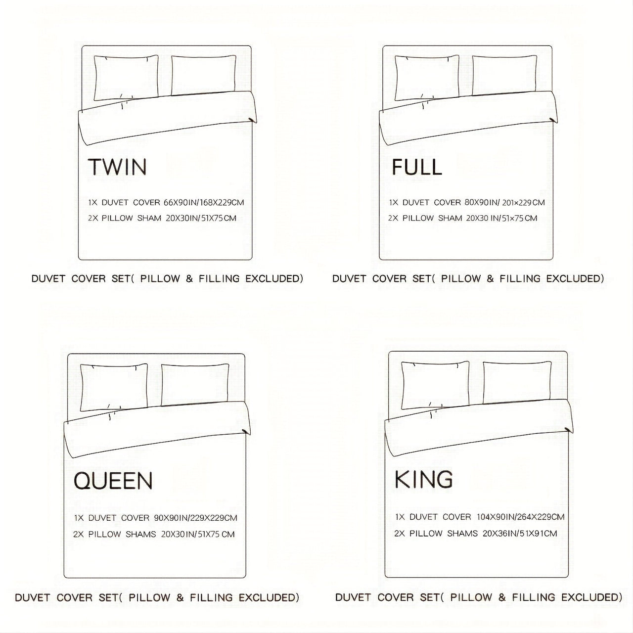 Floral 3Piece Duvet Set