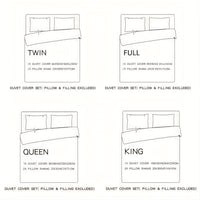 Thumbnail for Floral 3Piece Duvet Set