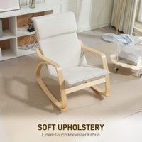 Thumbnail for Upholstered Lounge Chair Recliner With High Back And Headrest
