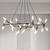 Thumbnail for Black & Golden Modern Chandelier Light Fixture