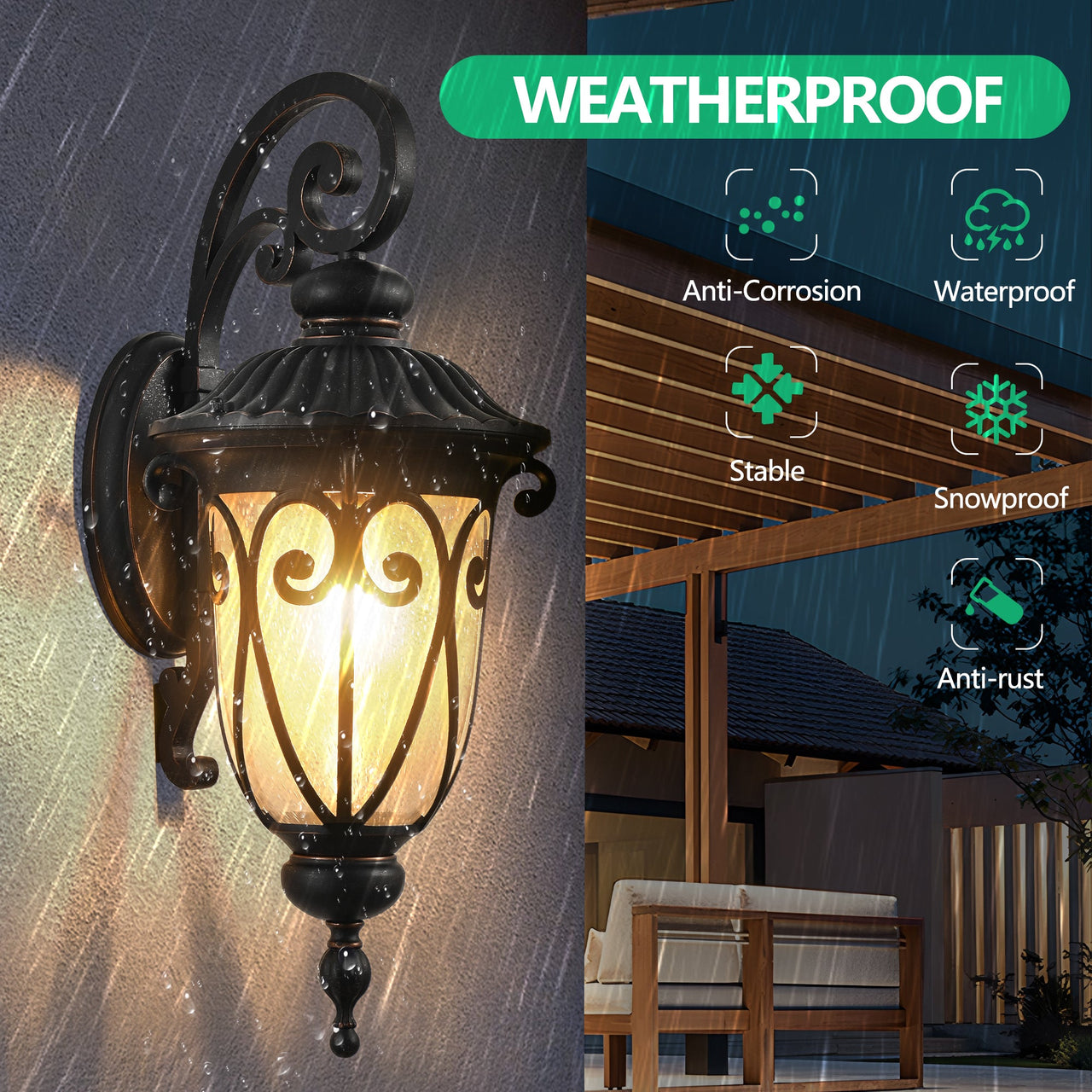 Classic Outdoor Wall Lantern