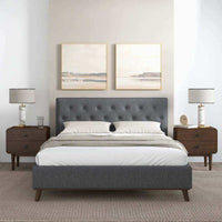 Thumbnail for Graceville King Fabric Platform Bed