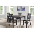 Farmhouse 5pc Dining Set Two-Tone Finish