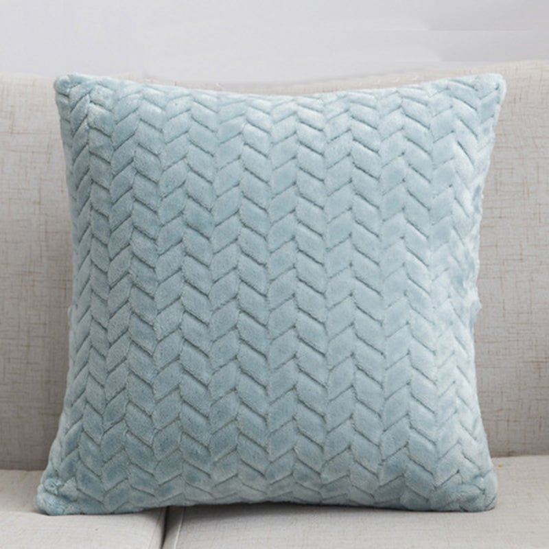 Flannel Sofa Cushion Cover Throw Pillow - Casatrail.com