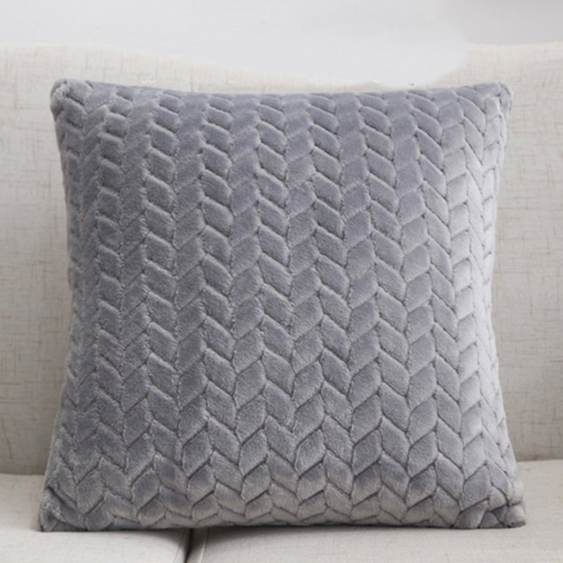 Flannel Sofa Cushion Cover Throw Pillow - Casatrail.com
