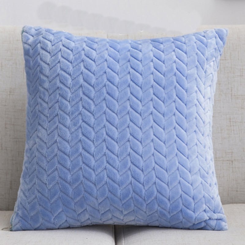 Flannel Sofa Cushion Cover Throw Pillow - Casatrail.com