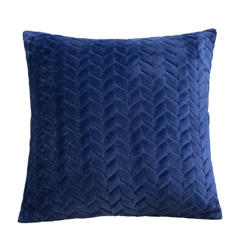 Flannel Sofa Cushion Cover Throw Pillow - Casatrail.com