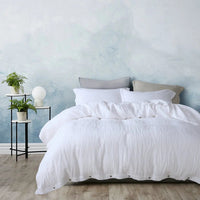 Thumbnail for French Linen Duvet Cover Soft Quilt Comforter Cover - Casatrail.com