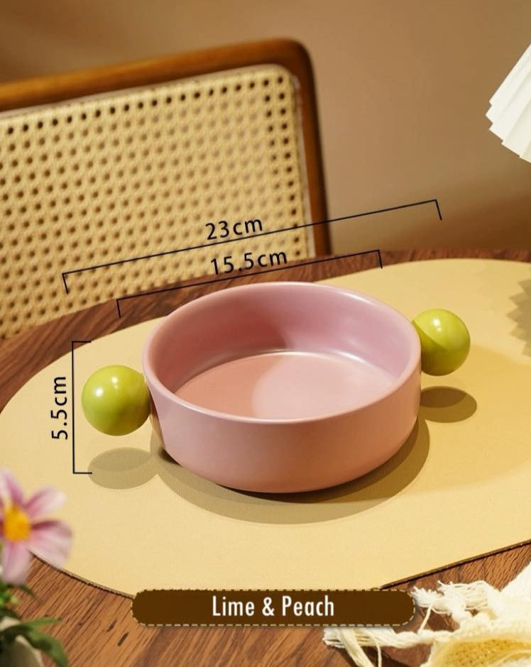Cute Dopamine Whimsical Ceramic Dinnerware