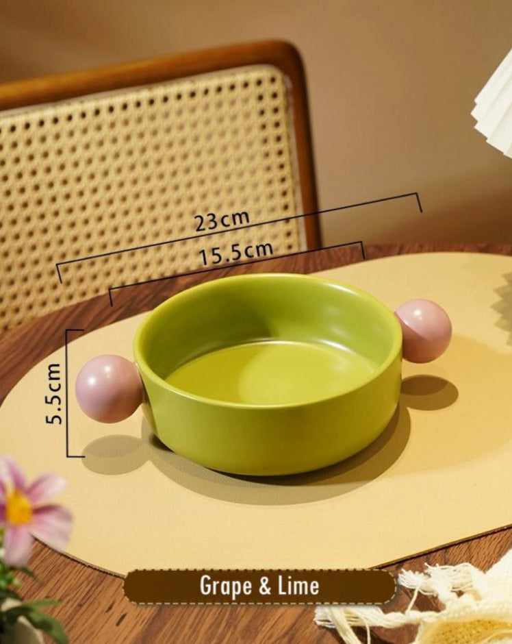 Cute Dopamine Whimsical Ceramic Dinnerware