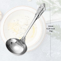 Thumbnail for Gravy Ladle Set - 18/10 Gold Accent Stainless Steel - Casatrail.com