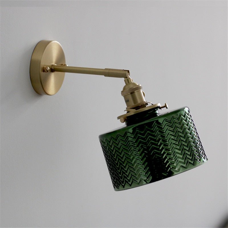Green Glass Nordic Wall Lamp - Casatrail.com