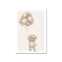 Thumbnail for Hot Air Balloon Bear Canvas Nursery Art - Casatrail.com