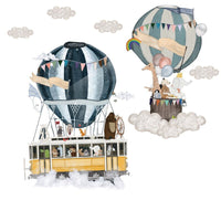 Thumbnail for Hot Air Balloon Vinyl Wall Stickers - Casatrail.com