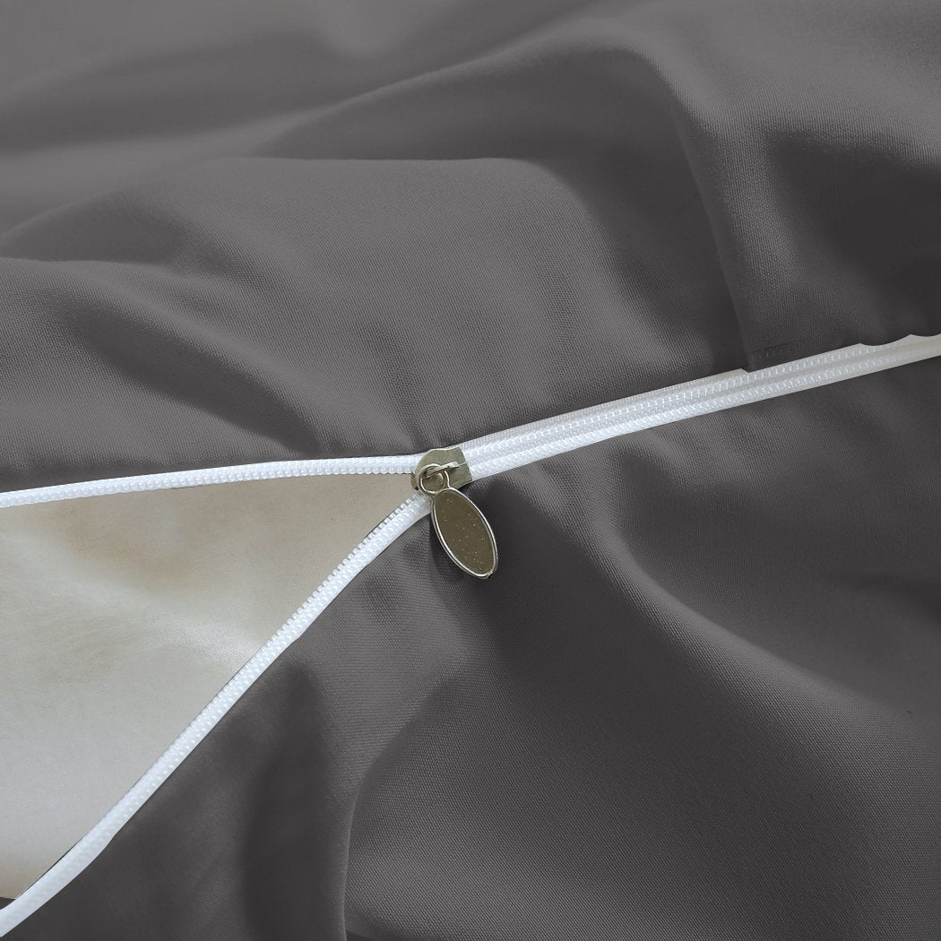 Diamond Pintuck Duvet Cover Pillow Case Set in Full Size