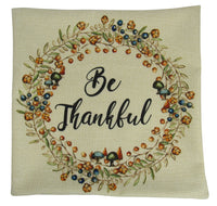 Thumbnail for Be Thankful | Pillow Cover | Home Decor | Thanksgiving | Throw Pillow