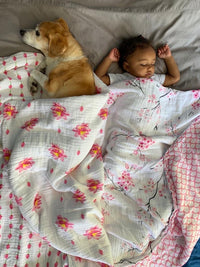 Thumbnail for Organic Snug Blanket - Lotus