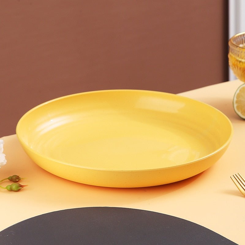Inyahome Unbreakable Dinner Plates - Casatrail.com