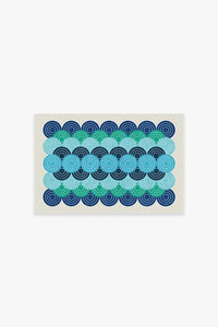 Thumbnail for Jonathan Adler Biba Blue Green Tufted Rug
