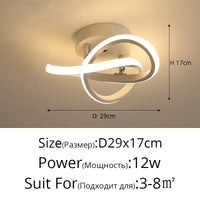 Thumbnail for LED Aisle Ceiling Chandelier - Casatrail.com
