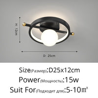 Thumbnail for LED Aisle Ceiling Chandelier - Casatrail.com