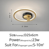 Thumbnail for LED Aisle Ceiling Chandelier - Casatrail.com