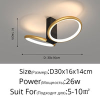 Thumbnail for LED Aisle Ceiling Chandelier - Casatrail.com