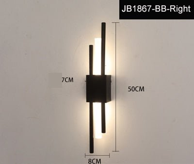 LED Bedroom Wall Light with Acrylic Lampshade - Casatrail.com