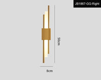 Thumbnail for LED Bedroom Wall Light with Acrylic Lampshade - Casatrail.com