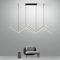 Thumbnail for LED Nordic Gold Staircase Chandelier - Casatrail.com