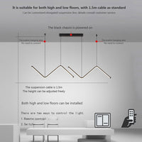 Thumbnail for LED Nordic Gold Staircase Chandelier - Casatrail.com