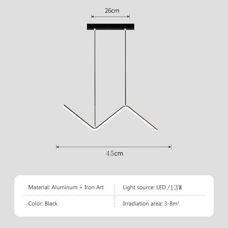 LED Nordic Gold Staircase Chandelier - Casatrail.com