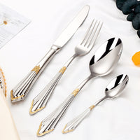 Thumbnail for Luxury 24K Gold Plated Flatware Set - Casatrail.com