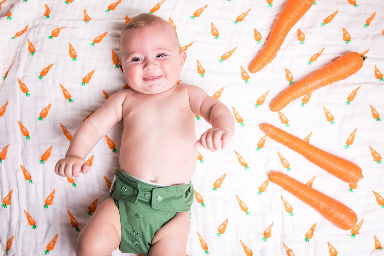 Organic Snug Blanket - Carrots