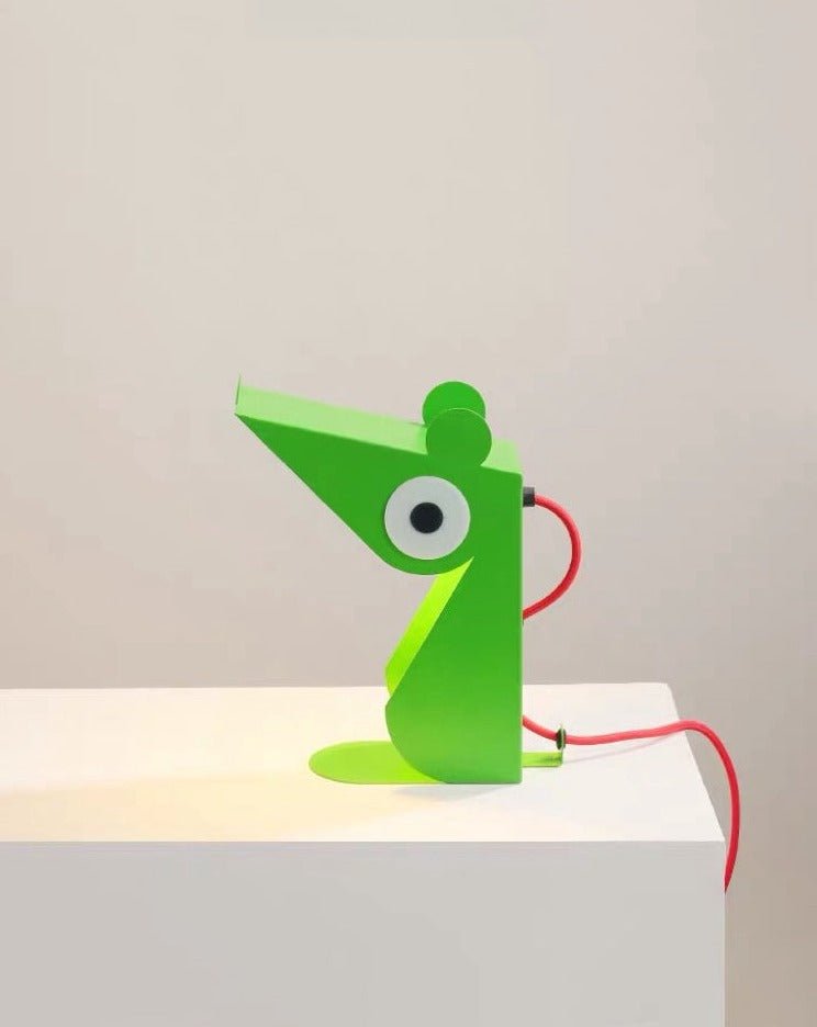 Whimsical Eclectic Memphis Mouse Table Lamp