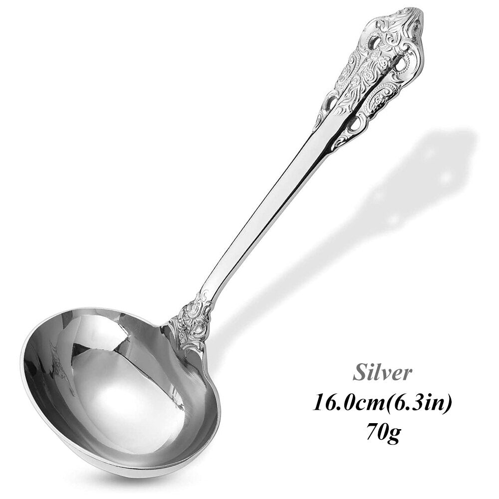 Mirror Gold Gravy Ladle Set - Casatrail.com