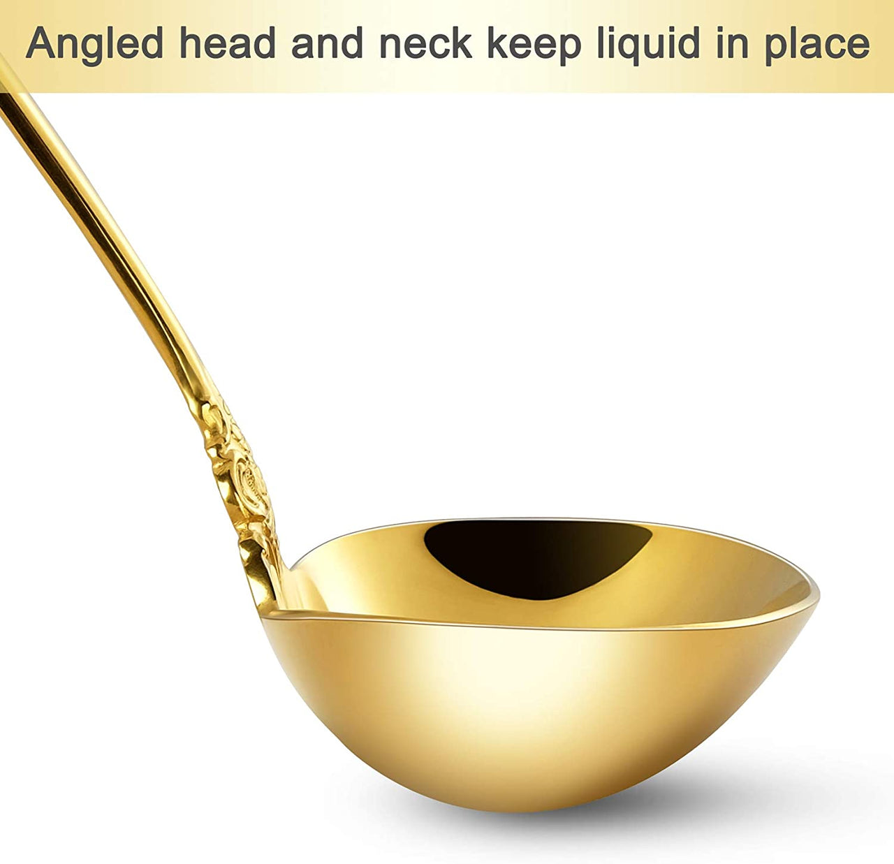 Mirror Gold Gravy Ladle Set - Casatrail.com