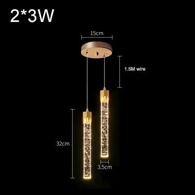 Modern Crystal Pendant Lamp - Casatrail.com