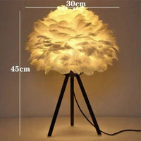 Thumbnail for Modern Feather LED Table Lamp - Casatrail.com