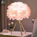 Modern Feather LED Table Lamp
