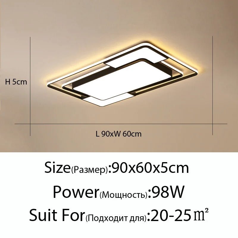 Modern LED Square Ceiling Lamp - Casatrail.com