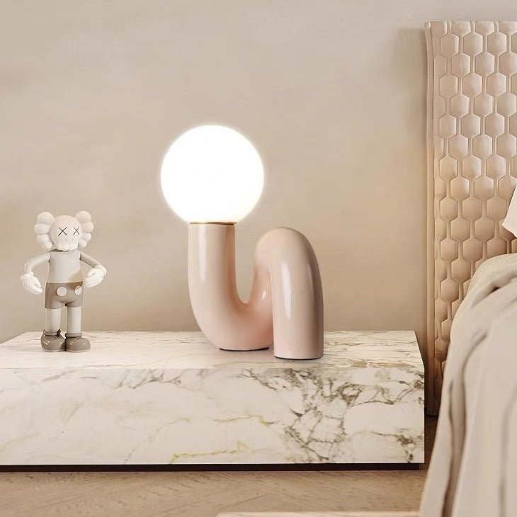 Modern Spiral Bedside Table Lamp