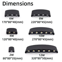 Thumbnail for Modern White LED Wall Lights for Living Areas - Casatrail.com