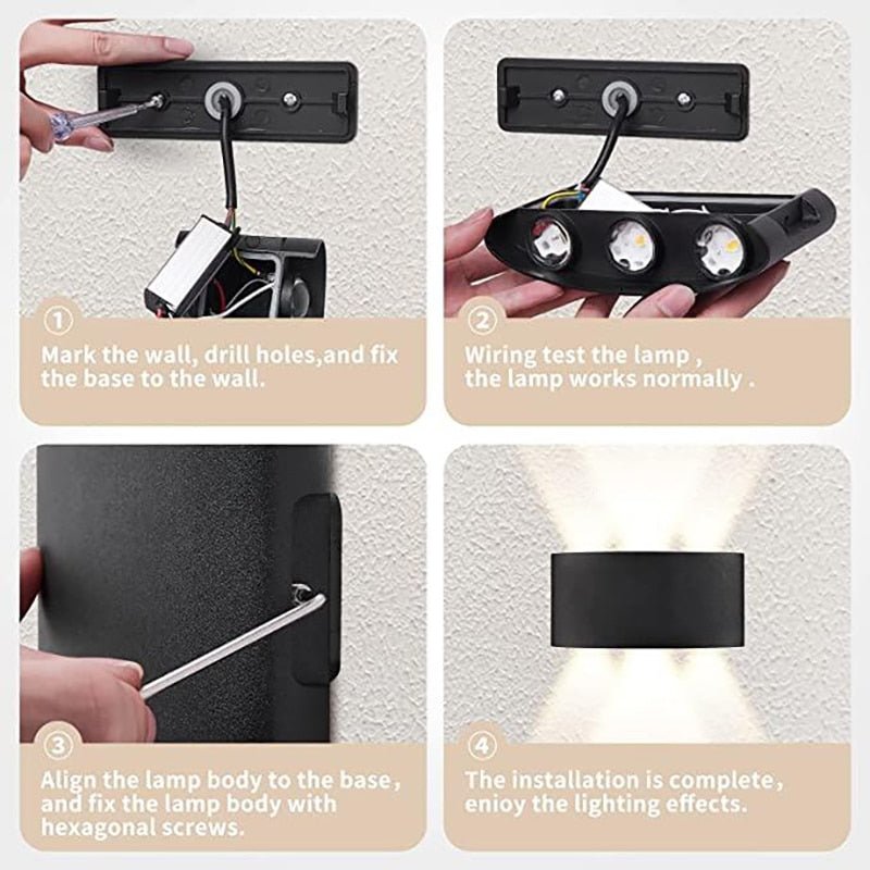 Modern White LED Wall Lights for Living Areas - Casatrail.com