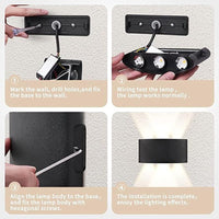 Thumbnail for Modern White LED Wall Lights for Living Areas - Casatrail.com