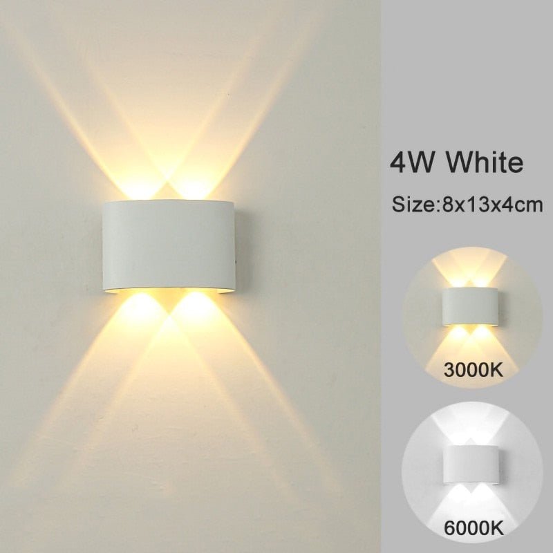 Modern White LED Wall Lights for Living Areas - Casatrail.com