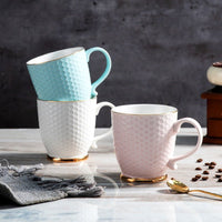 Thumbnail for Morandi Ceramic Flower Tea Coffee Mug - Casatrail.com