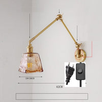 Thumbnail for New Ceramic Copper LED Wall Lamp With Swing Long Arm - Casatrail.com